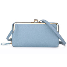 DEQI Solid Color PU Handbags for Woman Girls  Ladies Hand Bags Women's Crossbody Bags Purse Clutch Phone Wallet Shoulder Bag